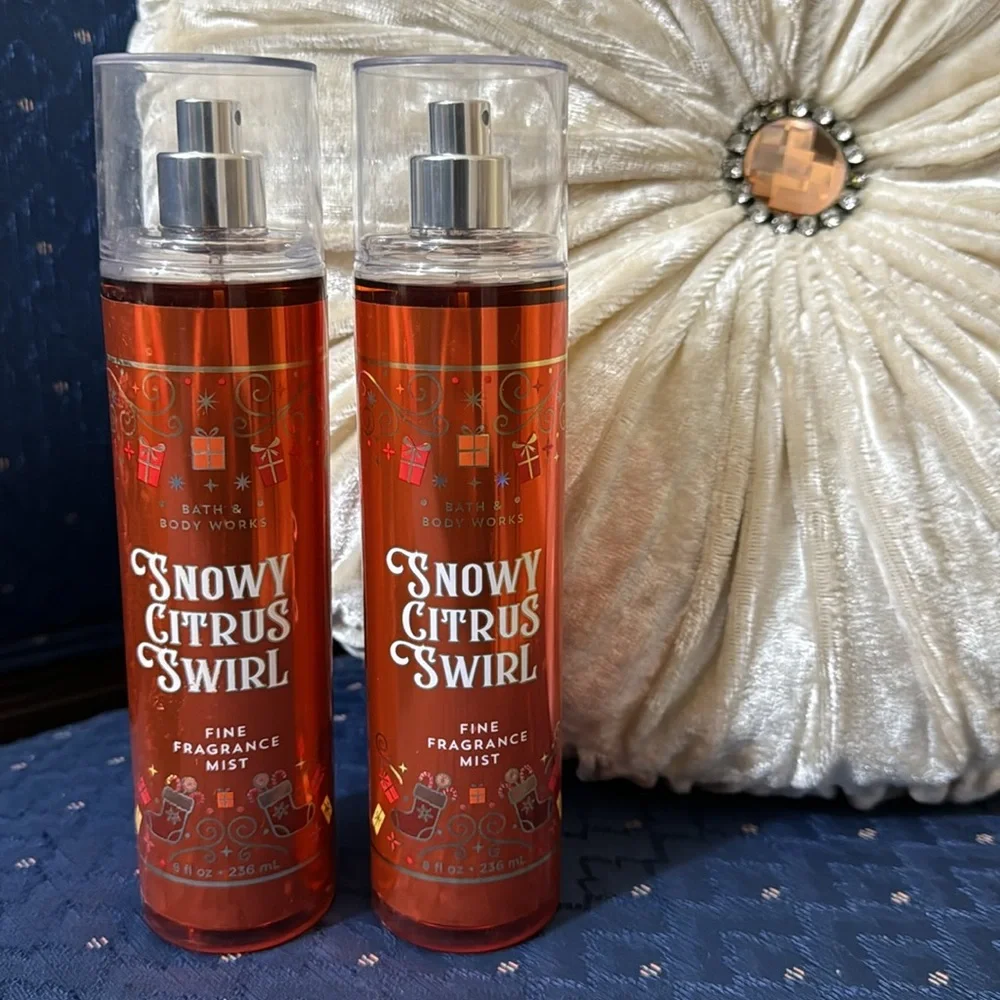 BATH & BODY WORKS SET. . . SNOWY CITRUS SWIRL SCENT - Picture 2 of 4